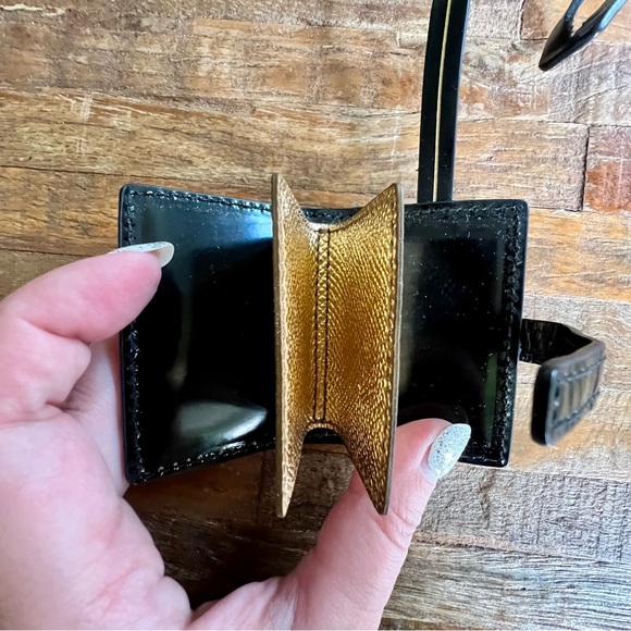 Dolce & Gabbana Black Leather Book Purse Charm - Picture 6 of 8